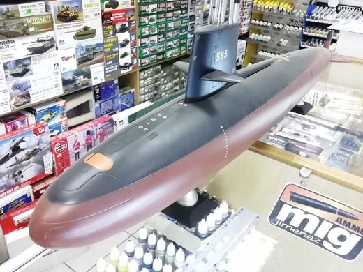 1/72 Атомний підводний човен Skipjack (авторська робота), готова модель