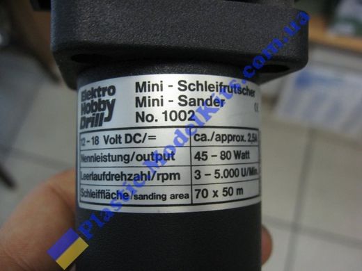 Mantua Электрошлифовальная машинка N1002 12V-18V + набор наждачек