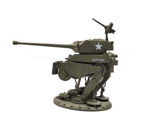 Medium Assault Walker "Pounder" (Dust Tactics DT-501), пластиковый шагающий танк, готовая модель, без коробки