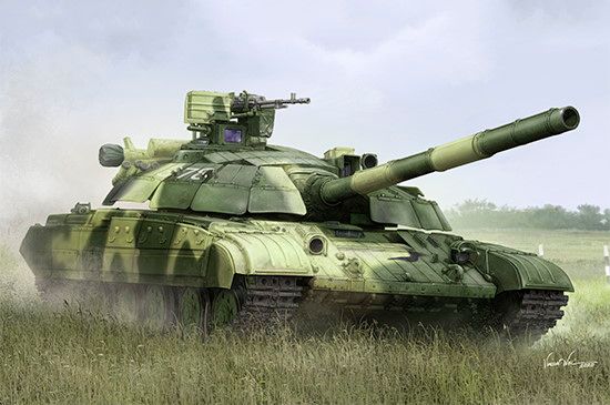 1/35 Т-64БМ "Булат" украинский основной боевой танк (Trumpeter 09592), сборная модель
