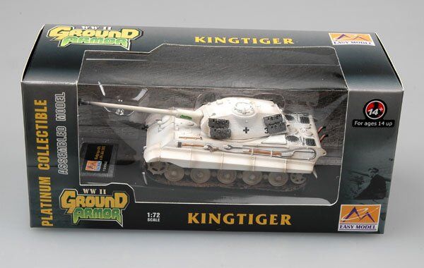 1/72 Pz.Kpfw.VI King Tiger с башней Porsche, Schwere Pz.Abt.503, tank #314 (Easy Model 36299) готовая модель