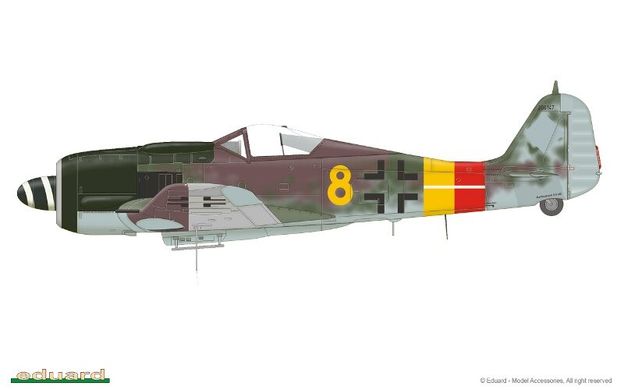 1/48 Focke-Wulf FW-190A-9 германский истребитель, серия ProfiPACK (Eduard 8187) сборная модель