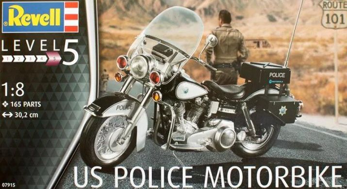 1/8 Harley-Davidson Police Motorbike (Revell 07915), збірна модель