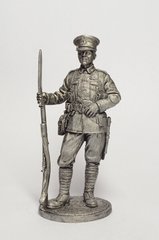 54 мм Рядовий піхотного полку, Великобританія, 1914-18 років, колекційна олов'яна мініатюра (EK Castings WWI-2)