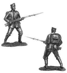 54 мм Рядовой пехотного полка, Германия, 1914 год, оловянная миниатюра (Солдатики Публия PTS-5277)