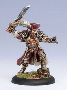 Warmachine Mercenary Privateer Bartolo Mont, Broadsides Bart (Blister pack) - Privateer Press Miniatures PRIV-PIP 41050