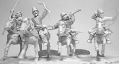 Gripping Beast Miniatures - Turcoman Horse Archer Command (4) - GRB-ISC06