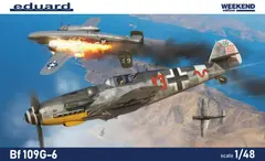 1/48 Messerschmitt Bf-109G-6 немецкий истребитель, серия Weekend Edition (Eduard 84173), сборная модель