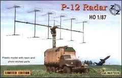 1/87 П-12 советская радиолокационная станция (ZZ Modell 87026) сборная модель