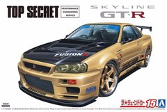 1/24 Top Secret BNR34 Nissan Skyline GT-R '02 (Aoshima 059845), сборная модель