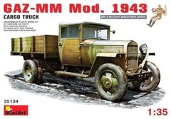 1/35 ГАЗ-ММ зразка 1943 року радянська вантажівка (MiniArt 35134), збірна модель