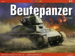 Альбом "Beutepanzer + декаль" Marek Jaszcolt, Arkadisuz Wrobel. Серия TopColors № 41 (на английском и польском языках)