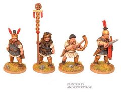 Древние (Ancients) - Legionary Command (4) - Crusader Miniatures NS-CM-ANR004