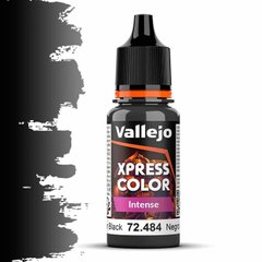 Hospitallier Black Xpress Color Intense, 18 мл (Vallejo 72484), акриловая краска для Speedpaint, аналог Citadel Contrast