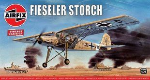 1/72 Самолет Fieseler Fi 156 Storch, серия Vintage Classics (Airfix 01047V), сборная модель