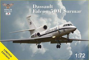 1/72 Літак Dassault Falcon 50M Surmar французького ВМФ (Sova-M 72015), збірна модель
