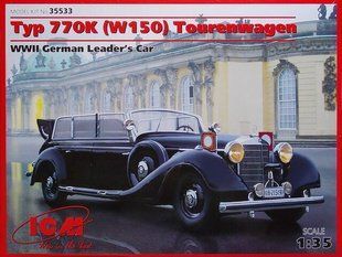 1/35 Typ 770K (W150) Tourenwagen автомобіль німецького керівництва (ICM 35533), збірна модель