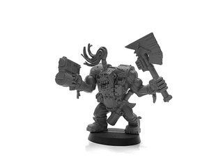 Ork Nob, миниатюра Warhammer 40k (Games Workshop), пластиковая