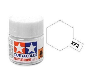 Фарба Tamiya XF-2 Flat White, матова акрилова, 10 мл (Tamiya 81702)