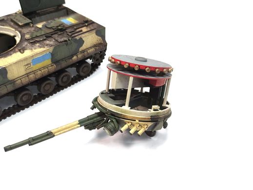 1/35 БМП-3 трофейна Збройних Сил України, готова модель з інтер'єром, авторська робота