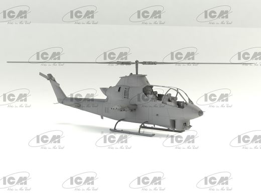 1/35 AH-1G Cobra позднего производства, американский ударный вертолет (ICM 53031), сборная модель