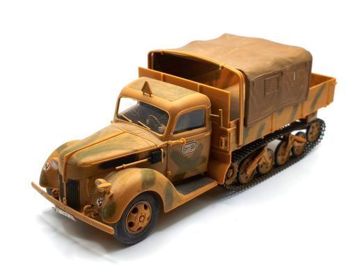 1/35 Ford V3000S/SS M (Sd.Kfz.3b) Maultier немецкий полугусеничный грузовик, готовая модель авторской работы