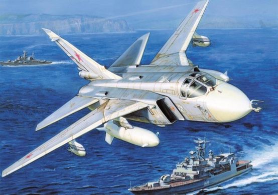 1/72 Сухой Су-24 фронтовой бомбардировщик, сборная модель