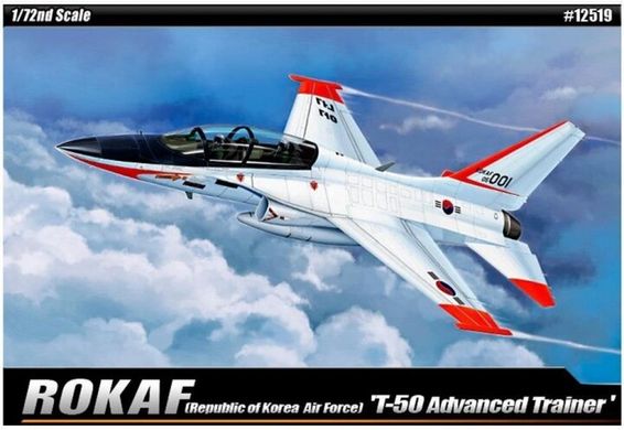 1/72 T-50 Advanced Trainer корейский учебный самолет (Academy 12519), сборная модель