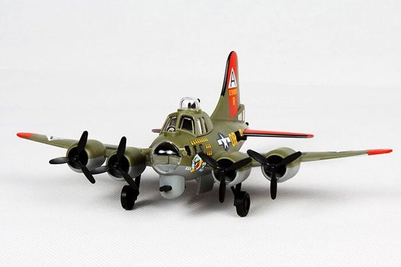 B-17G Flying Fortress Bomber, зборка без клею (Meng Kids mPlane-001) Egg Plane