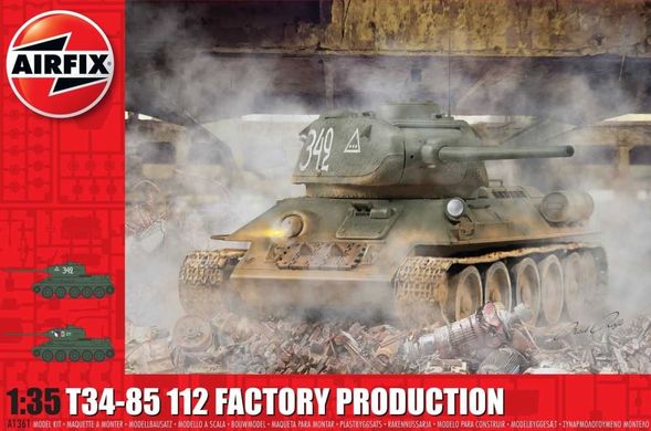 1/35 Танк Т-34/85 виробництва заводу №112 (Airfix A1361), збірна модель
