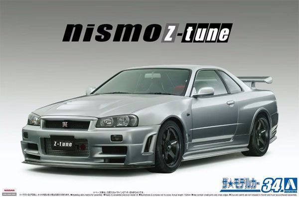 Nissan Skyline R34 GT-R Nismo 1/24スケール 1/24 Автомобиль Nismo BNR34 Nissan Skyline GT-R Z-tune '04