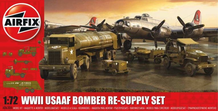 1/72 WWII USAAF Bomber Re-Supply Set (Airfix A06304), збірні моделі