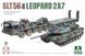 1/72 Танковый транспортер Faun SLT56 + танк Leopard 2 A7, серия "1+1" (Takom 5011), две сборные модели