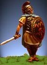 35mm Римский генерал, оловянная миниатюра, неокрашенная (Ares Mythologic Kylios General)