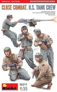 1/35 Американські танкісти Другої світової, 5 фігур, збірні пластикові (Miniart 35311)
