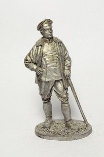 54 мм Германский летчик-ас Манфред фон Рихтгофен, 1914-18 года (EK Castings WWI-3), коллекционная оловянная миниатюра