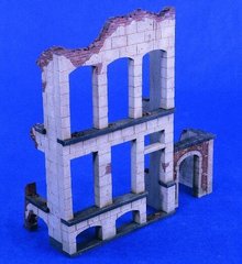 1:35 European City Ruined Residence (Ceramic)
