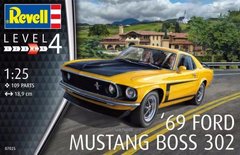 1/25 Автомобиль '69 Ford Mustang Boss 302 (Revell 07025), сборная модель