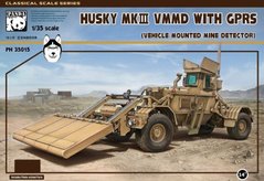 1/35 Husky Mk.III VMMD with GPRS машина для виявлення мін (Panda Hobby 35015) збірна модель