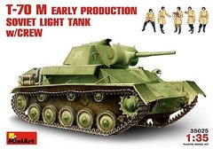 1/35 T-70M ранняя модификация с экипажем (MiniArt 35025) сборная модель