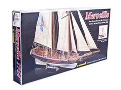 Mamoli Французская шхуна "Марсель" 1764 (Marseille) 1:64 (MV25) сборная деревянная модель