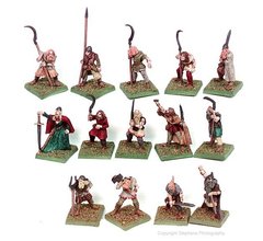 Dwarf Wars - Armed Nordvolk Villagers - West Wind Miniatures WWP-DW-508