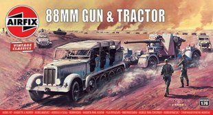 1/76 Німецька 88-мм гармата Flak-36 та тягач Sd.Kfz.7/2, серія Vintage Classics (Airfix A02303V), збірні моделі