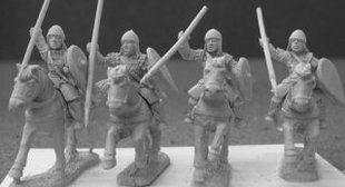 Gripping Beast Miniatures - Heavy Kavallarioi Spears Attacking (4) - GRB-BZC03