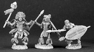 Reaper Miniatures Dark Heaven Legends - Malapango Savages (3) - RPR-3145