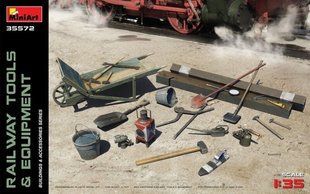 1/35 Железнодорожные инструменты и оборудование (MiniArt 35572), пластиковые