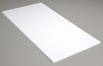 Полистирол (листовой пластик модельный/макетный) 0,75*200*300 мм (формат А4), белый