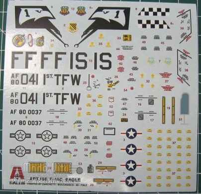 1:72 F-15C Eagle американский истребитель