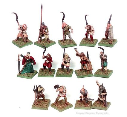 Dwarf Wars - Armed Nordvolk Villagers - West Wind Miniatures WWP-DW-508