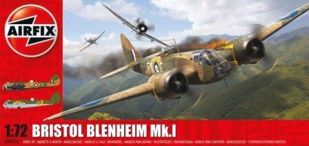 1/72 Bristol Blenheim Mk.I британский бомбардировщик (Airfix 04016) сборная модель